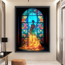 Load image into Gallery viewer, Glass Painting-Woman In Long Skirt - 50*65CM 11CT Stamped Cross Stitch
