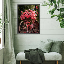 Load image into Gallery viewer, Rose Bike 30*40CM(Picture) Full Square Drill Diamond Painting
