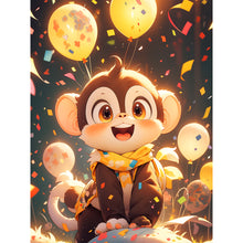 Load image into Gallery viewer, Twelve Zodiac Signs: Monkey 30*40CM(Canvas) Full Round Drill Diamond Painting
