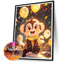 Load image into Gallery viewer, Twelve Zodiac Signs: Monkey 30*40CM(Canvas) Full Round Drill Diamond Painting
