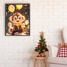 Load image into Gallery viewer, Twelve Zodiac Signs: Monkey 30*40CM(Canvas) Full Round Drill Diamond Painting
