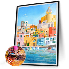 Load image into Gallery viewer, Colorful House 40*50CM(Picture) Full Square Drill Diamond Painting
