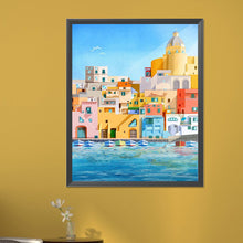 Load image into Gallery viewer, Colorful House 40*50CM(Picture) Full Square Drill Diamond Painting
