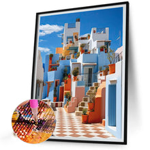 Load image into Gallery viewer, Colorful House 40*50CM(Picture) Full Square Drill Diamond Painting
