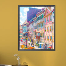 Load image into Gallery viewer, Colorful House 40*50CM(Picture) Full Square Drill Diamond Painting
