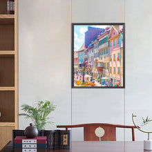 Load image into Gallery viewer, Colorful House 40*50CM(Picture) Full Square Drill Diamond Painting
