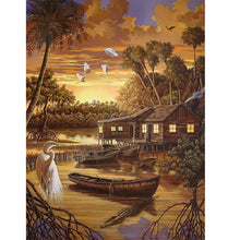 Load image into Gallery viewer, Woods House 30*40CM(Canvas) Full Square Drill Diamond Painting
