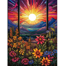 Load image into Gallery viewer, Flowers Sunrise 30*40CM(Canvas) Full Square Drill Diamond Painting
