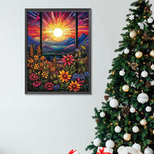 Load image into Gallery viewer, Flowers Sunrise 30*40CM(Canvas) Full Square Drill Diamond Painting
