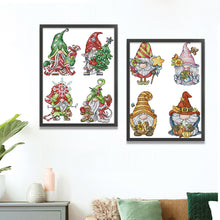 Load image into Gallery viewer, Joy Sunday Christmas/Halloween Gnome 22*30CM14CT 2 Stamped Cross Stitch
