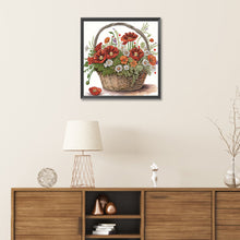 Load image into Gallery viewer, Poppy Flower 30*30CM(Canvas) Partial Special Shaped Drill Diamond Painting
