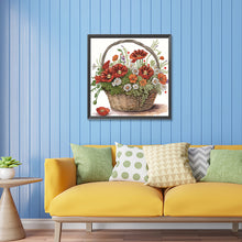 Load image into Gallery viewer, Poppy Flower 30*30CM(Canvas) Partial Special Shaped Drill Diamond Painting
