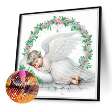 Load image into Gallery viewer, Angel Child 30*30CM(Canvas) Partial Special Shaped Drill Diamond Painting
