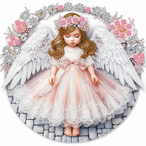 Angel Child 30*30CM(Canvas) Partial Special Shaped Drill Diamond Painting