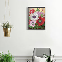 Load image into Gallery viewer, Poppy Flower 30*40CM(Canvas) Partial Special Shaped Drill Diamond Painting
