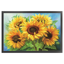 Load image into Gallery viewer, Sunflower - 60*40CM 14CT Counted Cross Stitch
