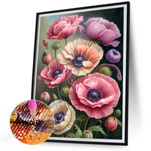 Load image into Gallery viewer, Poppy Flower 30*40CM(Canvas) Full Round Drill Diamond Painting
