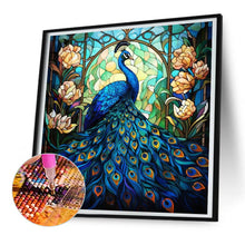 Load image into Gallery viewer, Peacock 30*30CM(Canvas) Full Round Drill Diamond Painting
