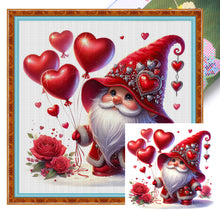 Load image into Gallery viewer, Valentine&#39;S Day Goblin - 30*30CM 18CT Stamped Cross Stitch
