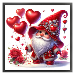 Valentine'S Day Goblin - 30*30CM 18CT Stamped Cross Stitch