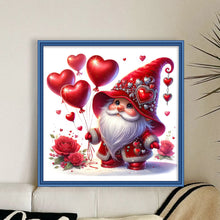 Load image into Gallery viewer, Valentine&#39;S Day Goblin - 30*30CM 18CT Stamped Cross Stitch
