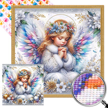 Load image into Gallery viewer, Praying Angel 30*30CM(Picture) Full AB Round Drill Diamond Painting
