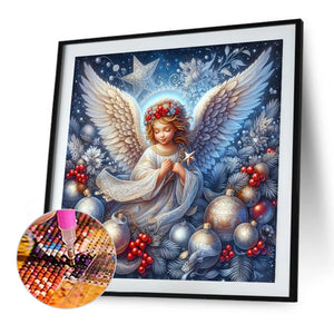 Angel Girl 30*30CM(Picture) Full AB Round Drill Diamond Painting