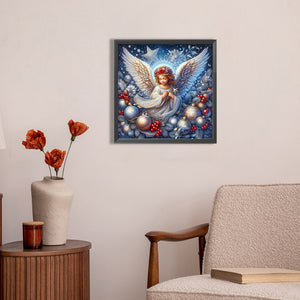 Angel Girl 30*30CM(Picture) Full AB Round Drill Diamond Painting