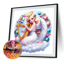 Load image into Gallery viewer, Harp Angel Girl 30*30CM(Picture) Full AB Round Drill Diamond Painting
