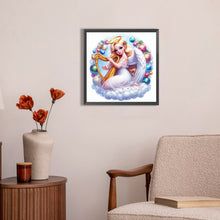 Load image into Gallery viewer, Harp Angel Girl 30*30CM(Picture) Full AB Round Drill Diamond Painting
