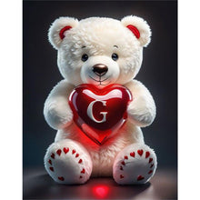 Load image into Gallery viewer, Love Letter Bear G 35*45CM(Canvas) Full Round Drill Diamond Painting
