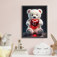 Load image into Gallery viewer, Love Letter Bear G 35*45CM(Canvas) Full Round Drill Diamond Painting
