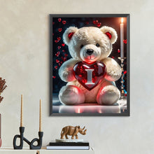 Load image into Gallery viewer, Love Letter Bear I 35*45CM(Canvas) Full Round Drill Diamond Painting
