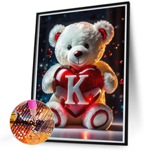 Load image into Gallery viewer, Love Letter Bear K 35*45CM(Canvas) Full Round Drill Diamond Painting
