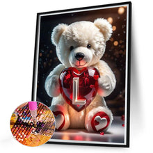 Load image into Gallery viewer, Love Letter Bear L 35*45CM(Canvas) Full Round Drill Diamond Painting
