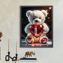 Load image into Gallery viewer, Love Letter Bear L 35*45CM(Canvas) Full Round Drill Diamond Painting
