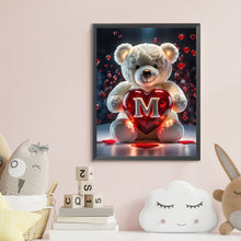 Load image into Gallery viewer, Love Letter Bear M 35*45CM(Canvas) Full Round Drill Diamond Painting
