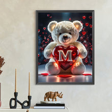 Load image into Gallery viewer, Love Letter Bear M 35*45CM(Canvas) Full Round Drill Diamond Painting
