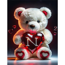 Load image into Gallery viewer, Love Letter Bear N 35*45CM(Canvas) Full Round Drill Diamond Painting
