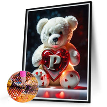 Load image into Gallery viewer, Love Letter Bear P 35*45CM(Canvas) Full Round Drill Diamond Painting
