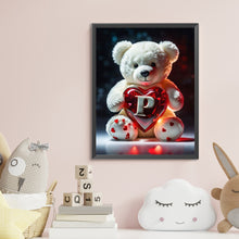 Load image into Gallery viewer, Love Letter Bear P 35*45CM(Canvas) Full Round Drill Diamond Painting
