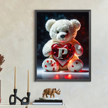 Load image into Gallery viewer, Love Letter Bear P 35*45CM(Canvas) Full Round Drill Diamond Painting
