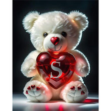 Load image into Gallery viewer, Love Letter Bear S 35*45CM(Canvas) Full Round Drill Diamond Painting
