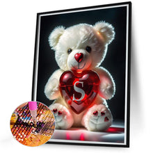 Load image into Gallery viewer, Love Letter Bear S 35*45CM(Canvas) Full Round Drill Diamond Painting
