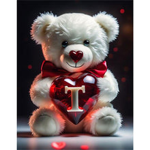 Load image into Gallery viewer, Love Letter Bear T 35*45CM(Canvas) Full Round Drill Diamond Painting
