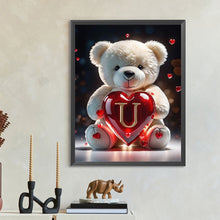 Load image into Gallery viewer, Love Letter Bear U 35*45CM(Canvas) Full Round Drill Diamond Painting
