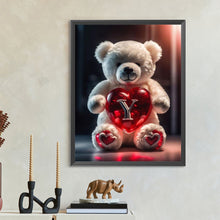 Load image into Gallery viewer, Love Letter Bear Y 35*45CM(Canvas) Full Round Drill Diamond Painting
