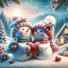 Load image into Gallery viewer, Snowman - 40*40CM 11CT Stamped Cross Stitch
