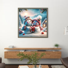 Load image into Gallery viewer, Snowman - 40*40CM 11CT Stamped Cross Stitch
