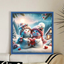 Load image into Gallery viewer, Snowman - 40*40CM 11CT Stamped Cross Stitch
